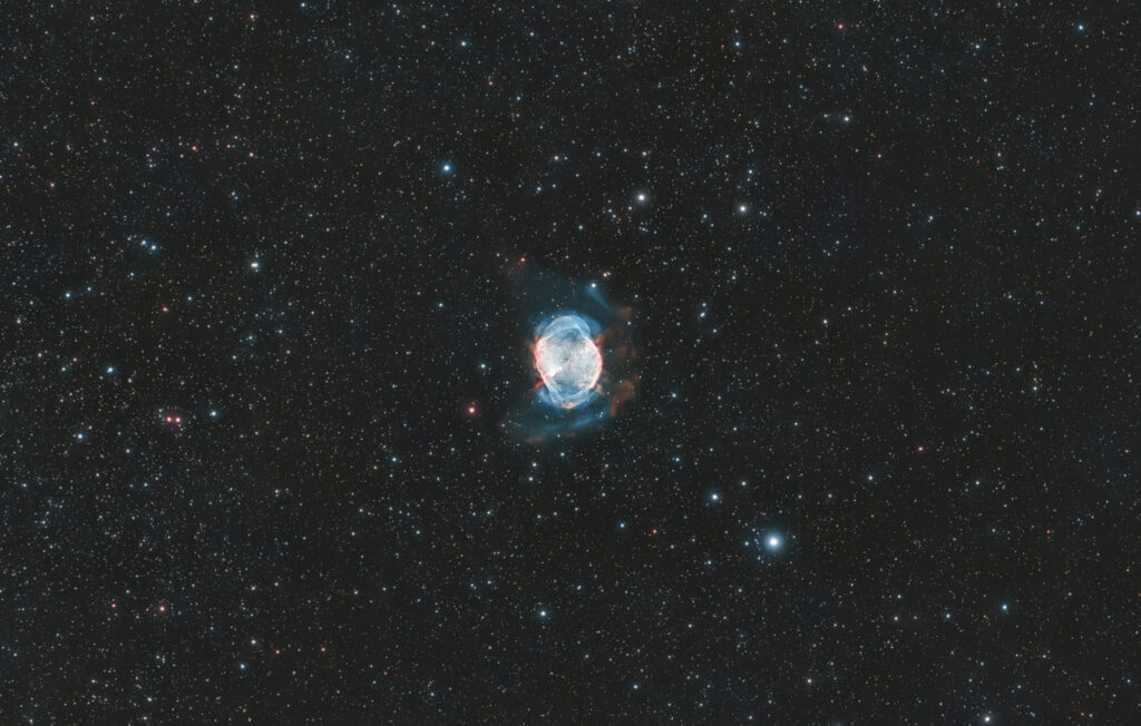 Nebulosa Manubrio - M27 con ASI 294 e Optolong L-enHance - Luca Fornaciari