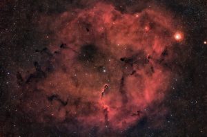 A circa 3000 anni luce dalla Terra, nella costellazione del Cefeo, si trova la nebulosa Proboscide d'elefante. Fotografia con rifrattore apocromatico Tecnosky Lo spettro elettromagnetico in fotografia