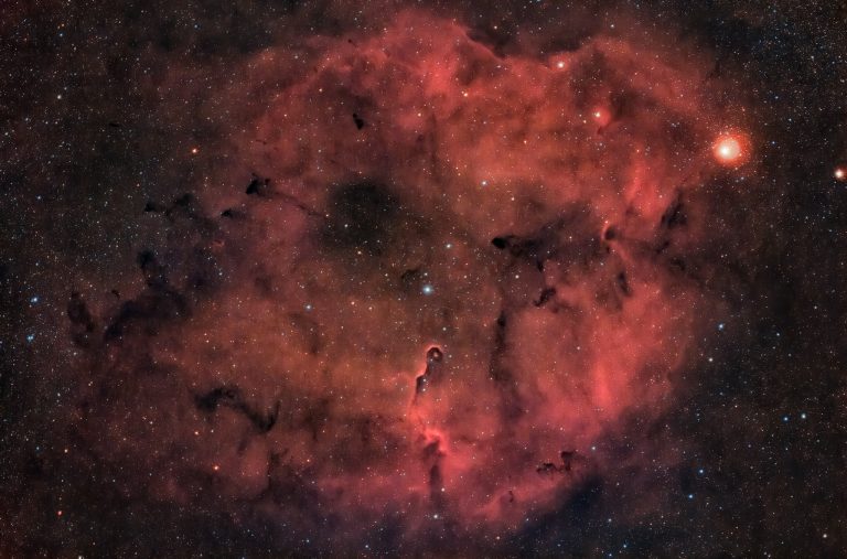 A circa 3000 anni luce dalla Terra, nella costellazione del Cefeo, si trova la nebulosa Proboscide d'elefante. Fotografia con rifrattore apocromatico Tecnosky Lo spettro elettromagnetico in fotografia