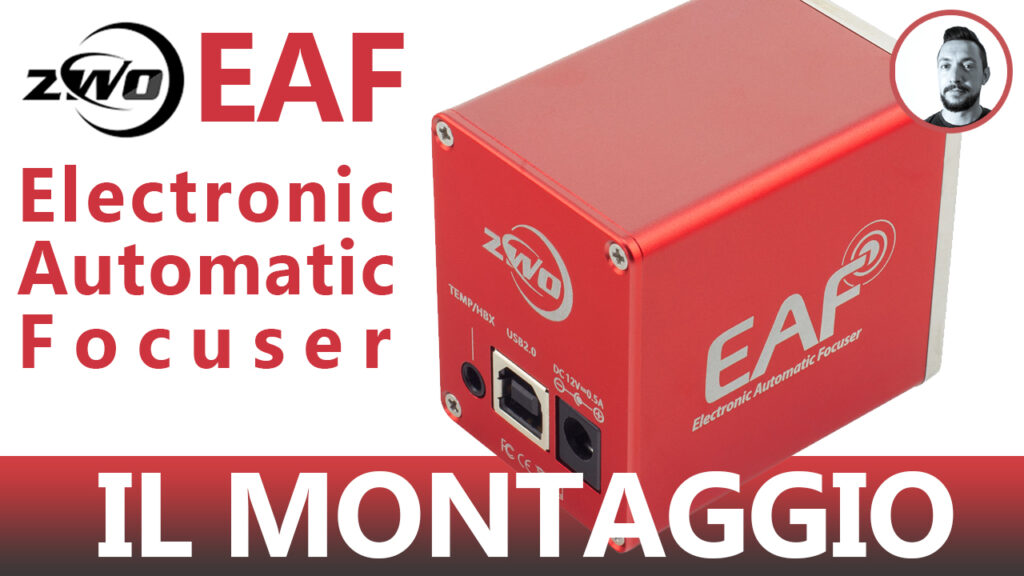 ZWO EAF-Electronic Automatic Focuser - Il montaggio