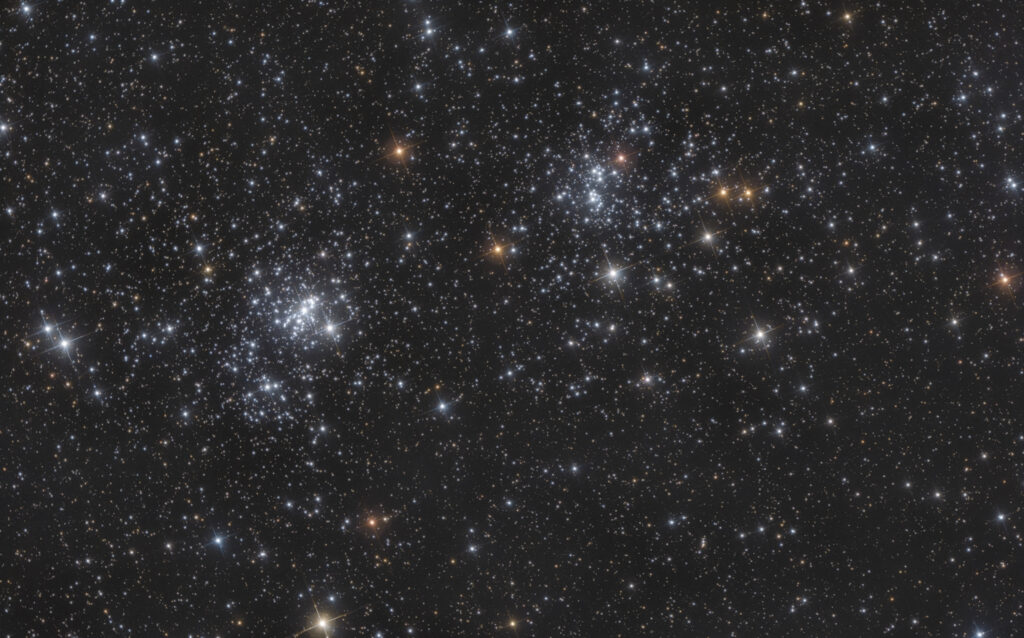 NGC 869 e NGC 884 Doppio Ammasso di Perseo eaf focuser zwo