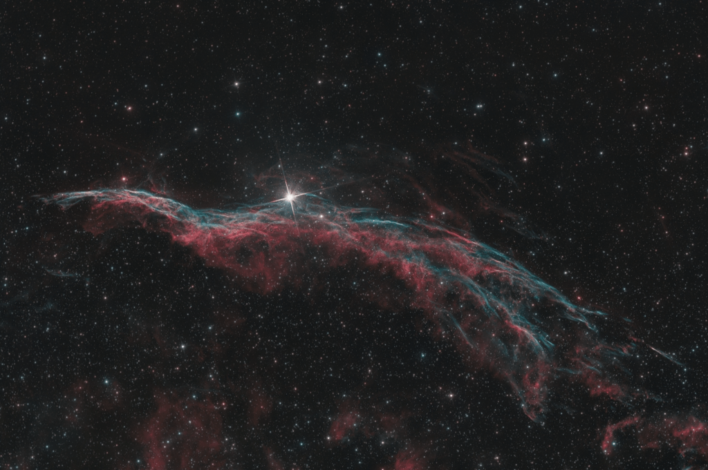 Nebulosa Velo NGC 6960 Recensione filtro IDAS NB1 Nebula Booster ZWO ASI 294 MC Pro Recensione