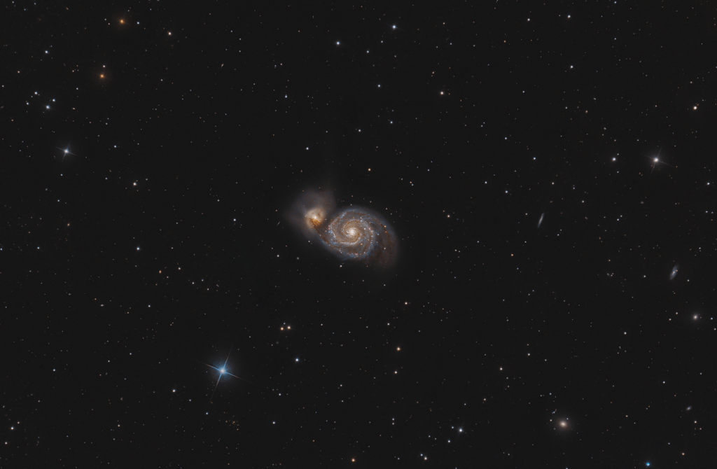 Galassia Vortice M51 ZWO ASI 294 MC Pro Recensione