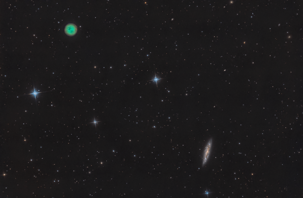 Galassia M108 e Nebulusa Gufo NGC 3587 ZWO ASI 294 MC Pro Recensione
