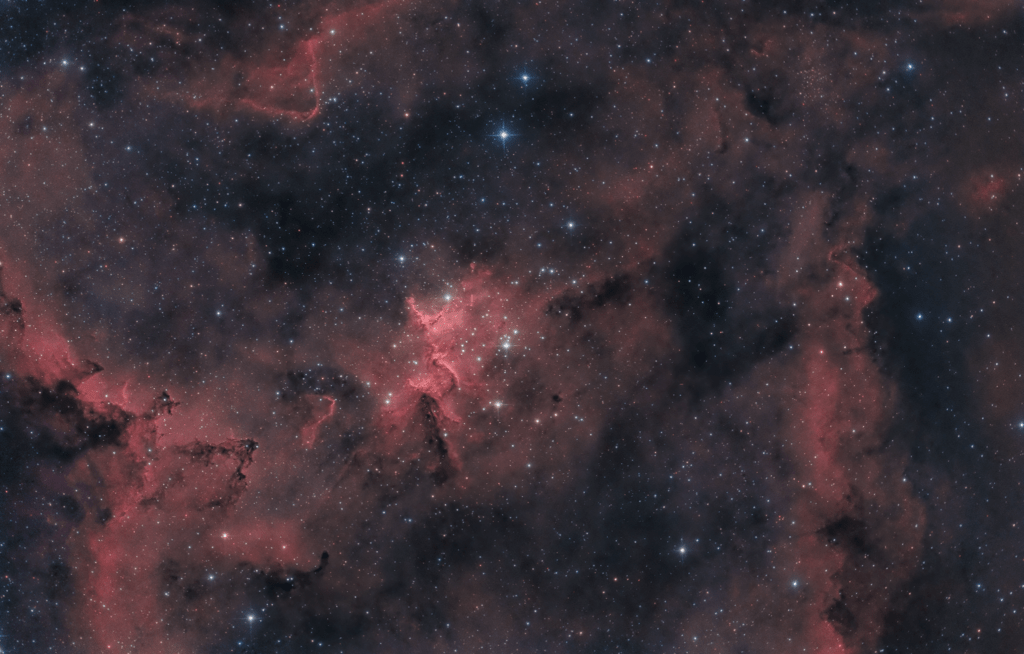 Melotte 15 nebulosa Cuore IC 1805