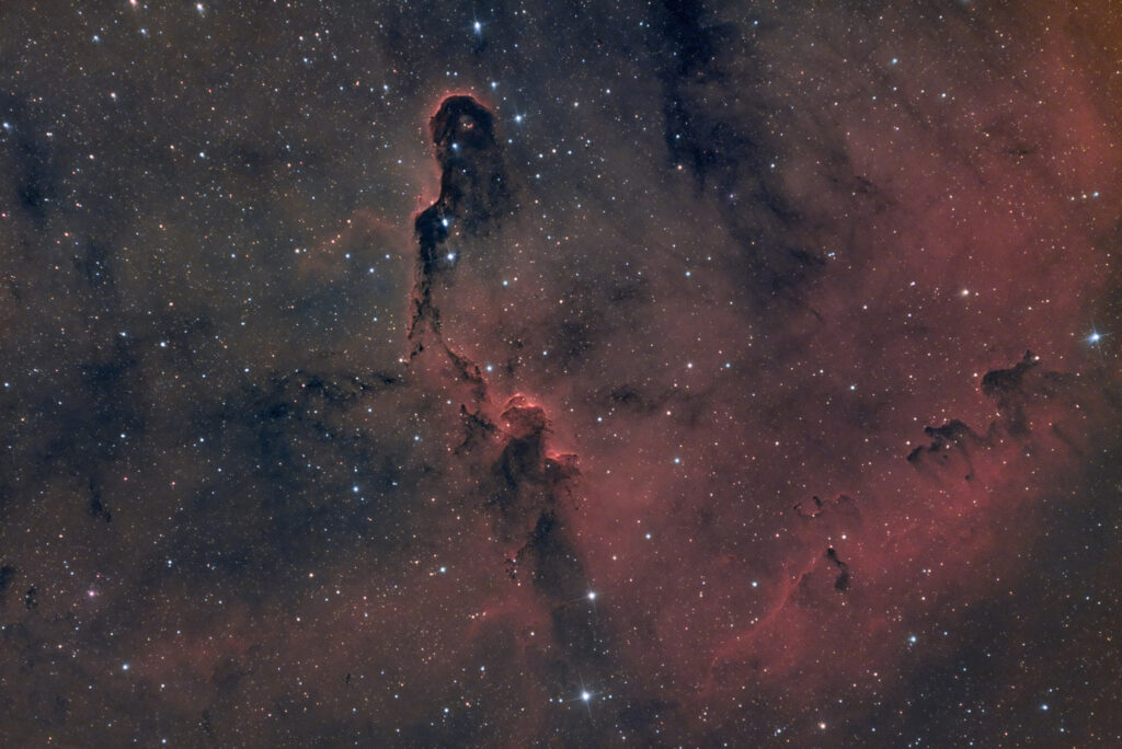 Nebulosa Proboscide d'elefante IC 1396 Filtro Optolong L-eXtreme recensione e prove