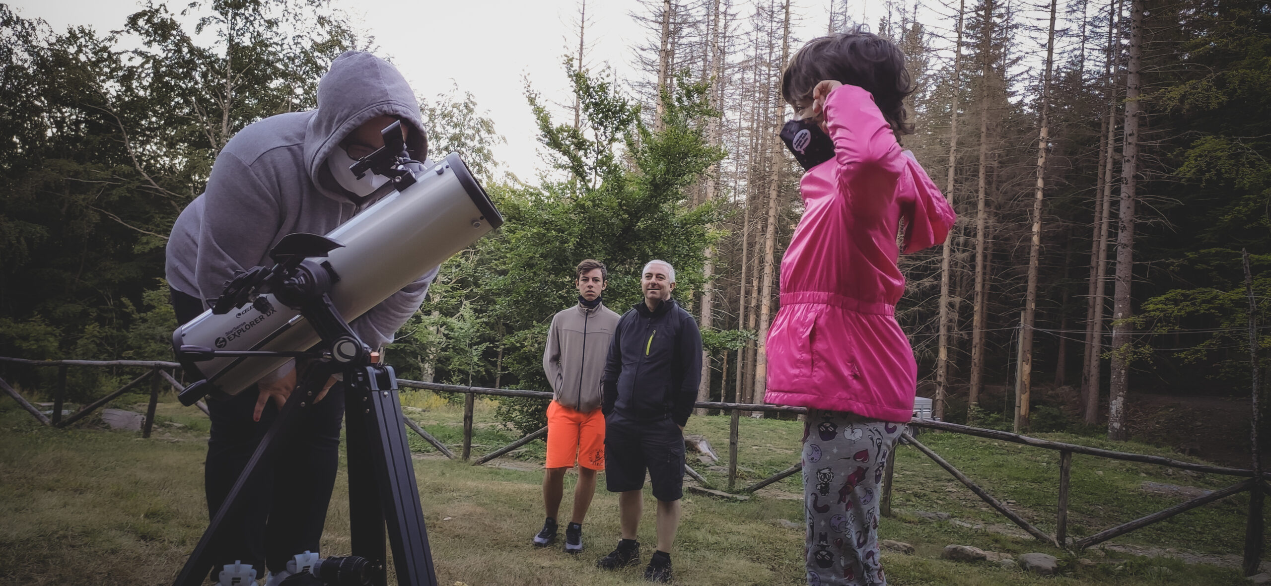 Astronomia e osservazione al telescopio a Capanno Tassoni