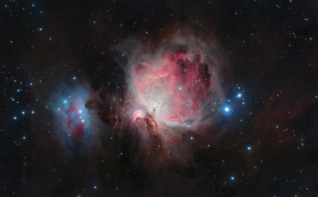 Astrofotografia con reflex e Eagle Core La Grande Nebulosa di Orione e la Running Man | M 42 | Con Eagle Core e Sky-Watcher 80ED astrofotografia skywatcher fotografia notturna orion nebula m42