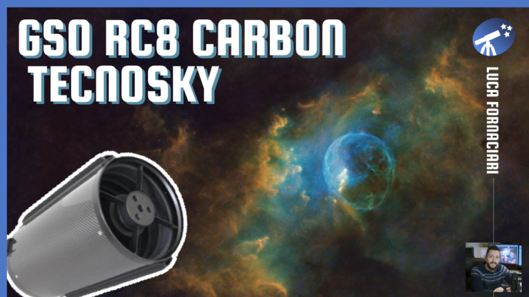 Ritchey-Chretien GSO RC8 Carbon Tecnosky per Astrofotografia Deep Sky a 1600mm