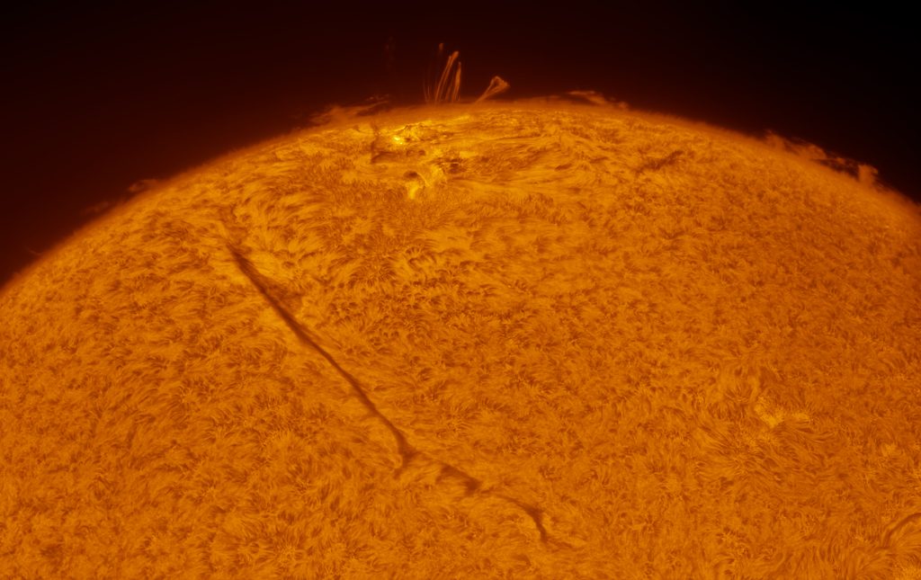 Imaging Solare 29 maggio 2024 astrofotografia al sole