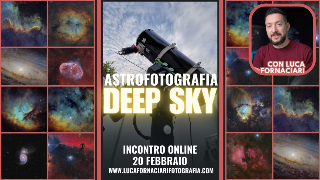 Fondamenti di Astrofotografia: Astrofotografia deep sky a galassie e nebulose lezione corso tutorial di fotografia astronomica di profondo cielo