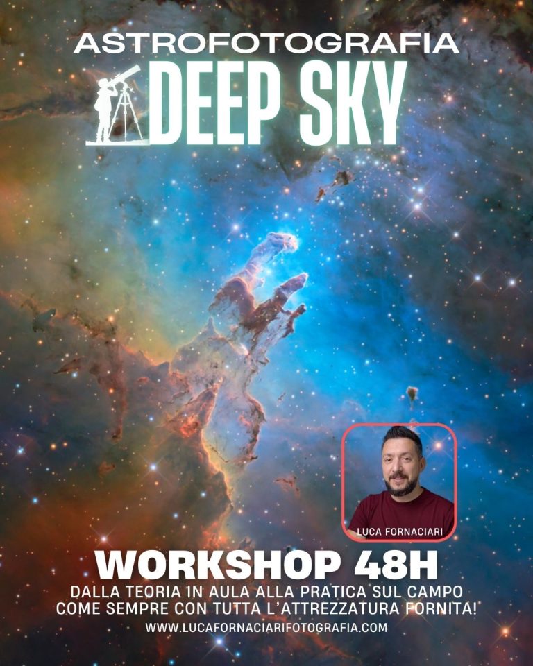Workshop di Astrofotografia Deep Sky teoria e pratica sul campo​