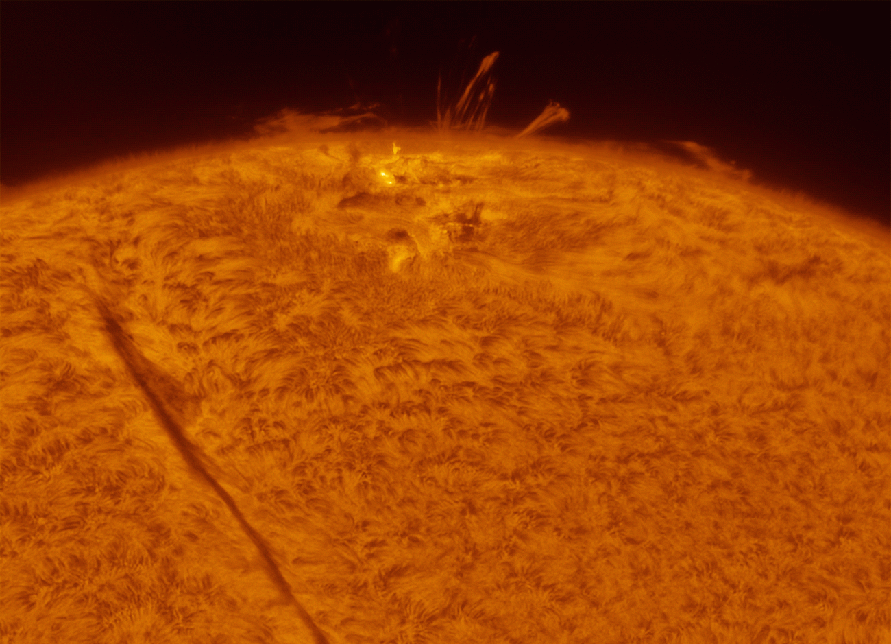 Animazione solare time lapse sole timelapse imaging sun astrofotografia